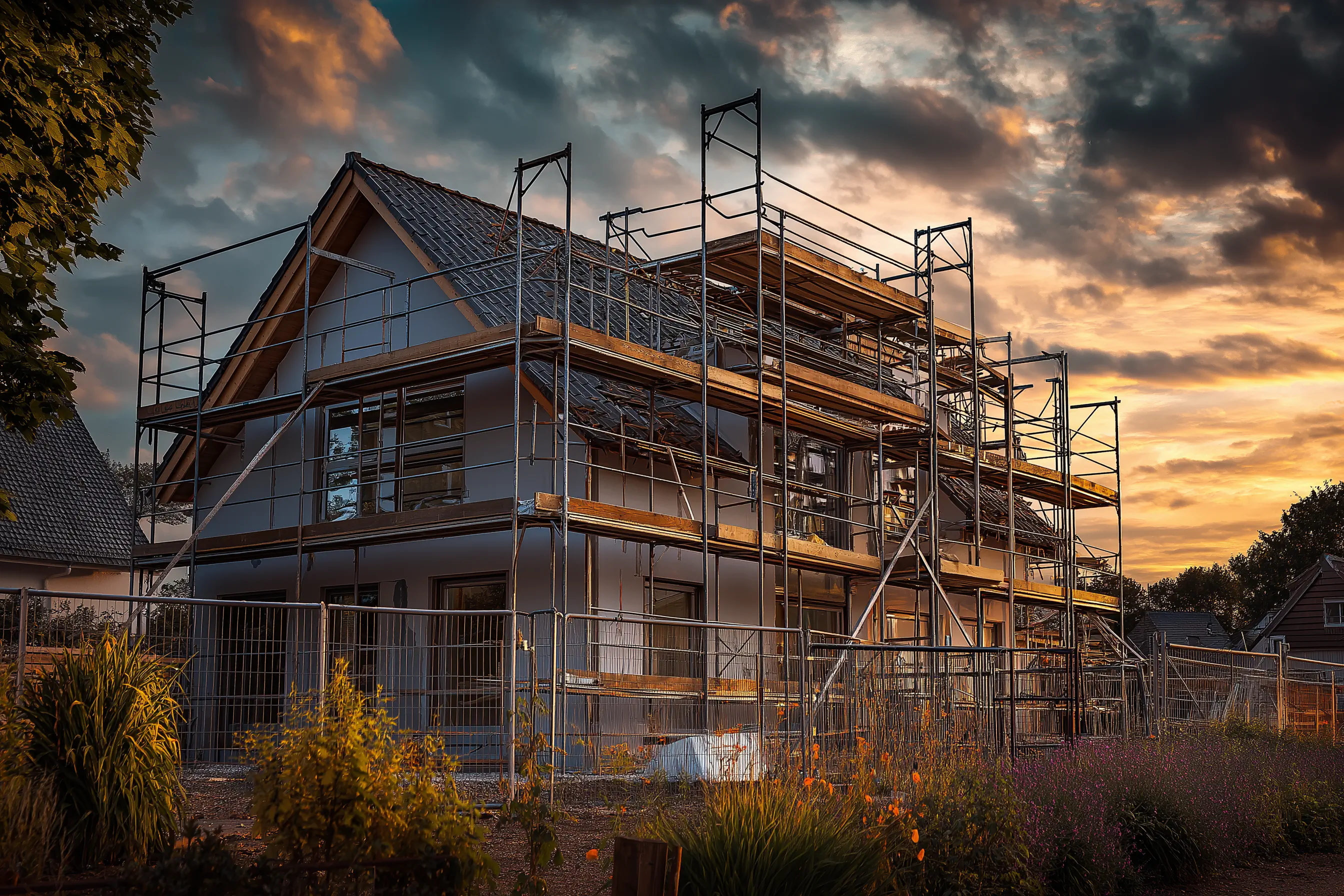 Haus im Bau